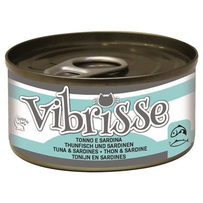Vibrisse -Katzen Thunfisch -Sardinen