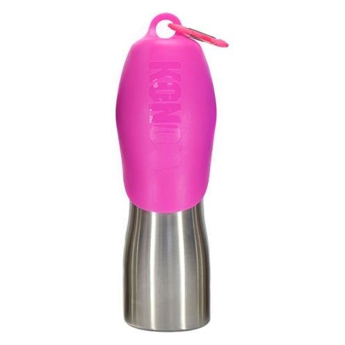 Kong H2O Trinkflasche Edelstahl rosa