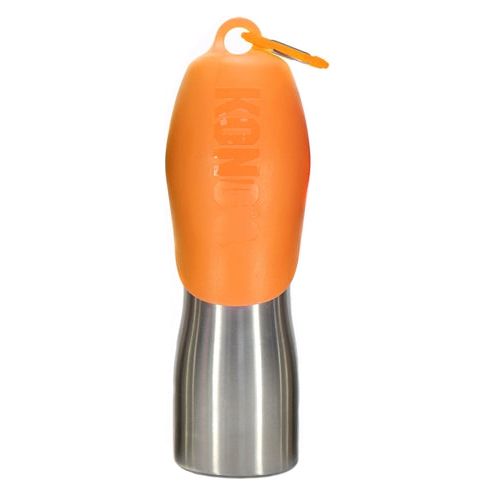 Kong H2O -Trinkflasche Edelstahl Orange