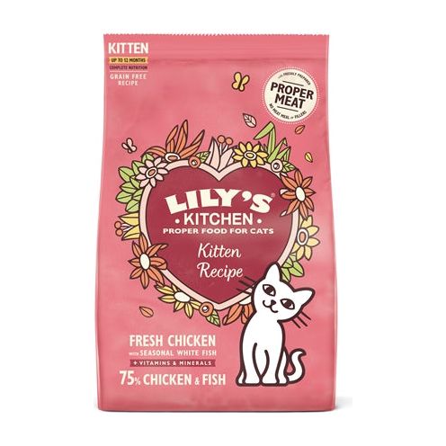 Lilys Küchenkatze Kätzchen Hühnchen weißer Fisch