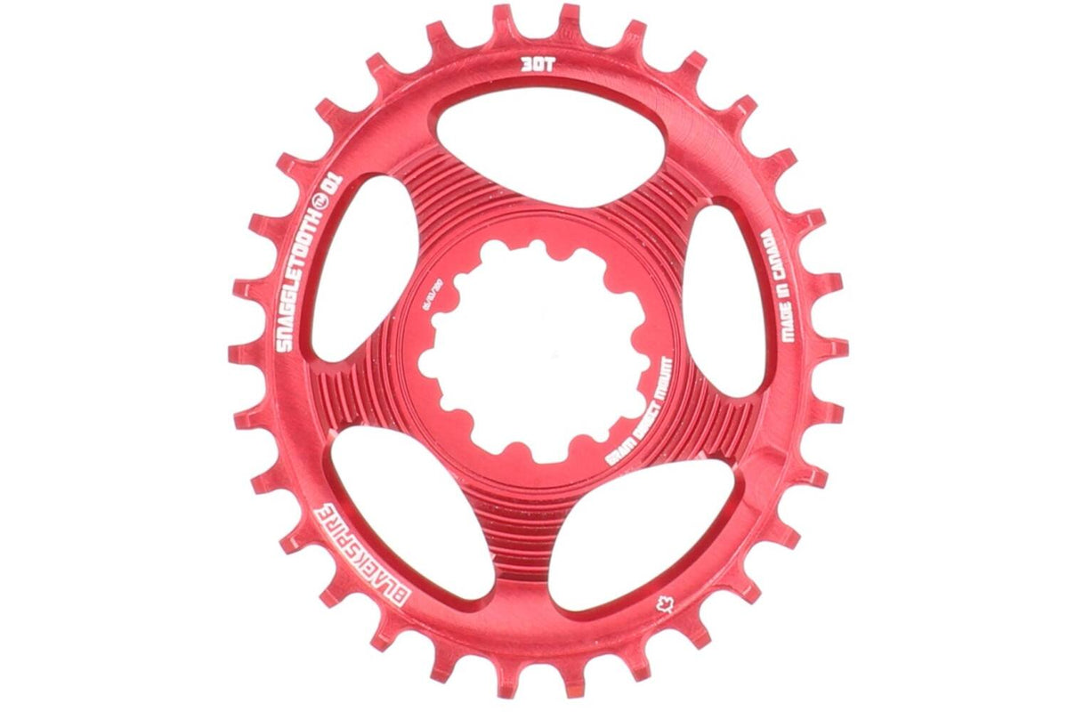 Schwarzliebe - - Ketten -Top Snoggletooth Oval Sram Spline 30 6mm Offsetrot