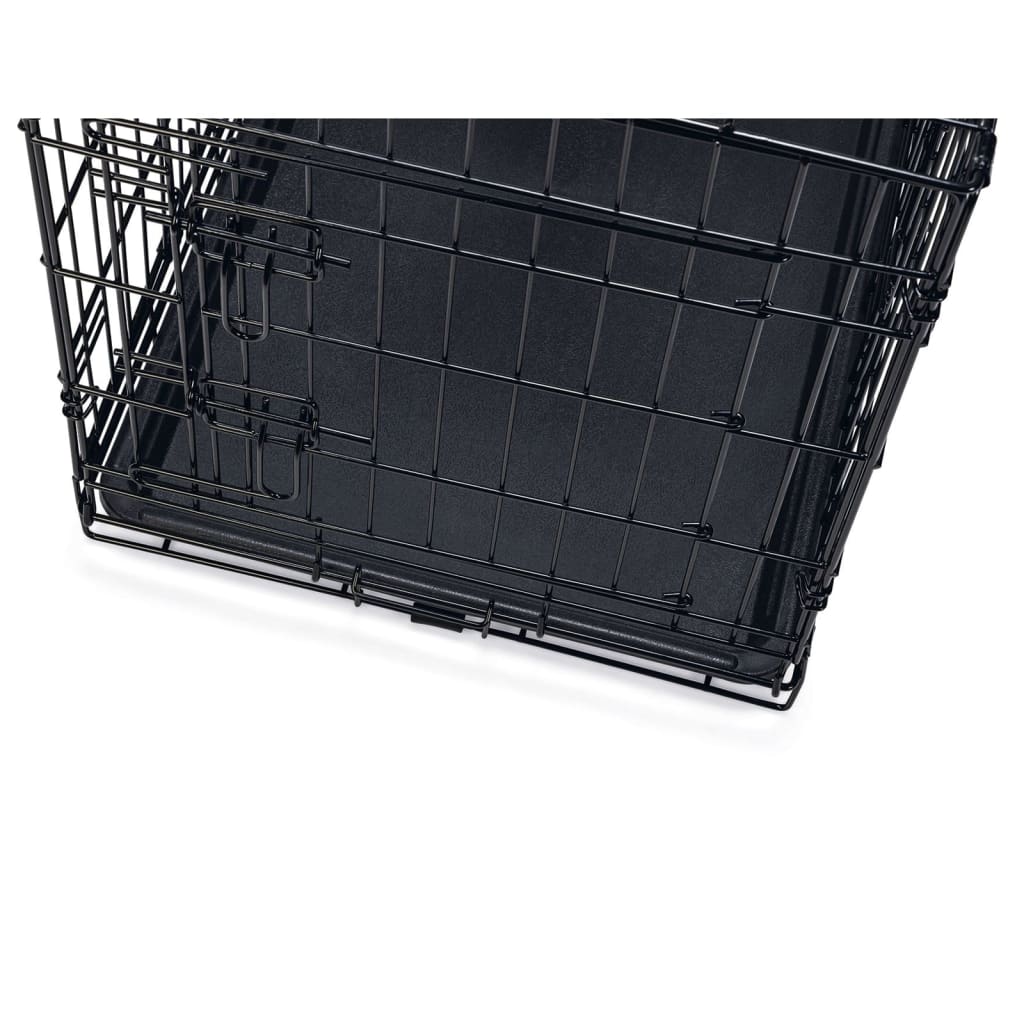 Karlie Hundebank mit 2 Türen 77x47x54 cm Schwarz