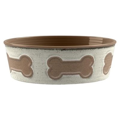 Tarhong Food Bowl Print Knochen Melamin weißes Taupe