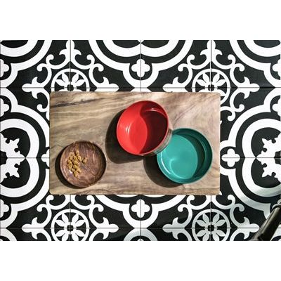 Tarhong Food Bowl Hund Olive Melamine Houtprint Sienna Pink