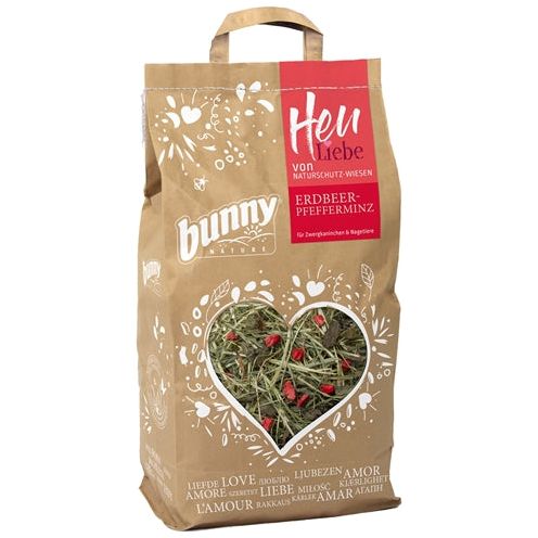 Bunny Natur mein Lieblingsheu mit Erdbeer und Pfefferminze