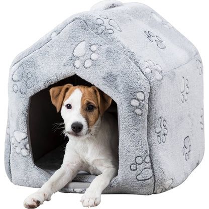 Trixie Hundekorb Katzenkorb Haus Nando hellgrau