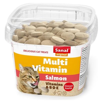 Sanal Cat Multi Vitamin Lachs Snacks Cup