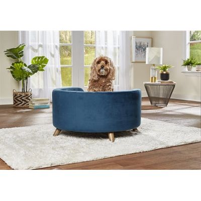 Verzaubertes Haustier Enchanted Hundekorb Sofa Rosie Peacock Blau