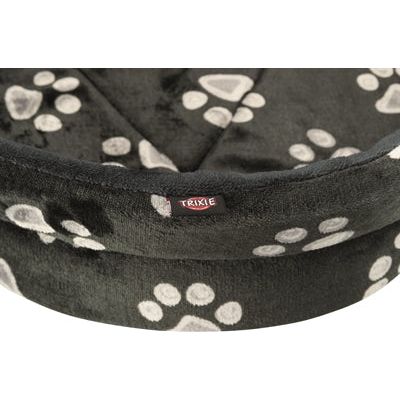 Trixie Hundekorb Jimmy Oval Schwarz mit Beindruck