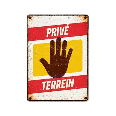 Viel Geschenke Wakkordstop Blik Private Terrain