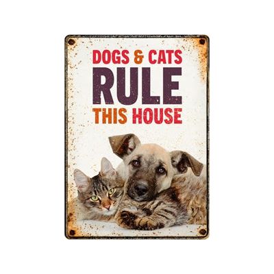 Viel Geschenke Waakkord Blik Dogs Katzen regieren dieses Haus