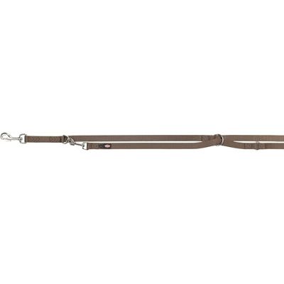 Trixie Dog -Leinen einstellbare Premium Zwei -Layer -Braun