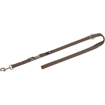 Trixie Dog -Leinen einstellbare Premium Zwei -Layer -Braun
