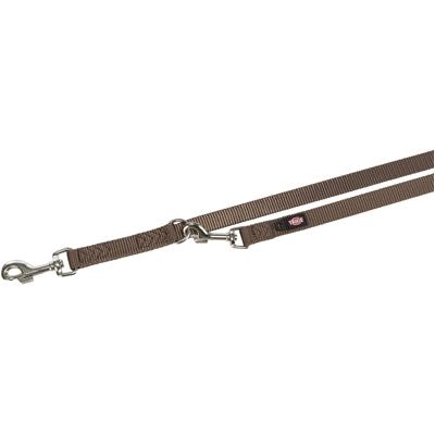 Trixie Dog -Leinen einstellbare Premium Zwei -Layer -Braun