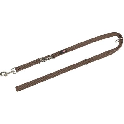 Trixie Dog -Leinen einstellbare Premium Zwei -Layer -Braun