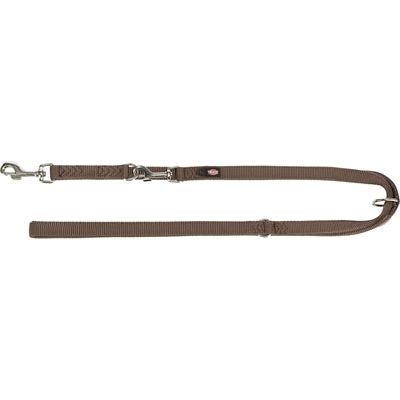 Trixie Dog -Leinen einstellbare Premium Zwei -Layer -Braun