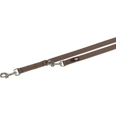 Trixie Dog -Leinen einstellbare Premium Zwei -Layer -Braun