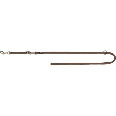 Trixie Dog -Leinen einstellbare Premium Zwei -Layer -Braun