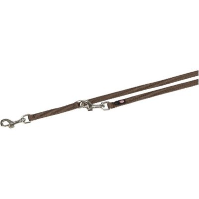 Trixie Dog -Leinen einstellbare Premium Zwei -Layer -Braun