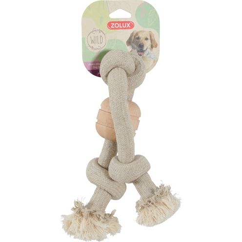 Zolux Wild Mix Seil mit Holz 3 Knoop