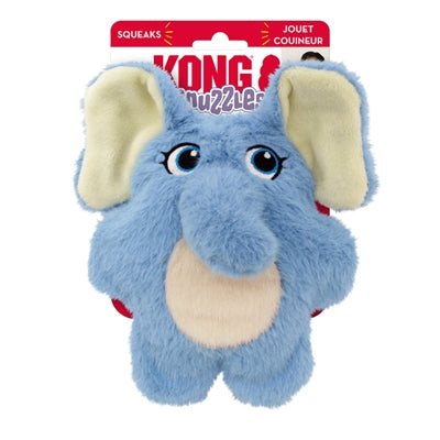 Kong schnüffelt Kiddos Elefant