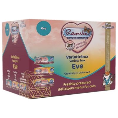 Renske Fresh Pate Cat Variation Box Eva Hühnchen und Kaninchen -Thunfisch
