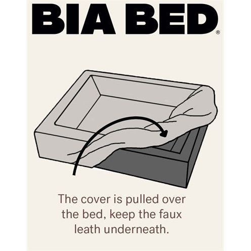 BIA Bett Skanor Hoes Hundkorb Blau