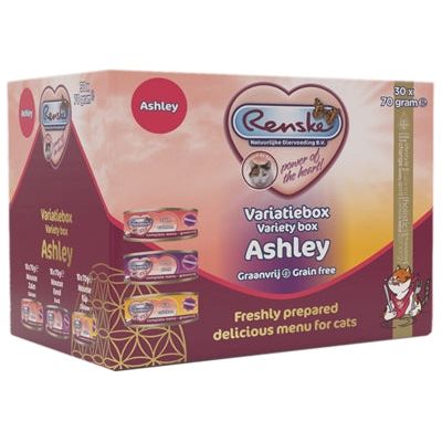 Renske Fresh Mousse Cat Variation Box Ashley Salmon Duck Chicken Grain -frei