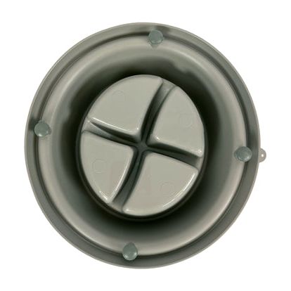 Happy Pet verrückt nach Haustieren, die Eimer Adagio Slow Feeder Mokka füttern