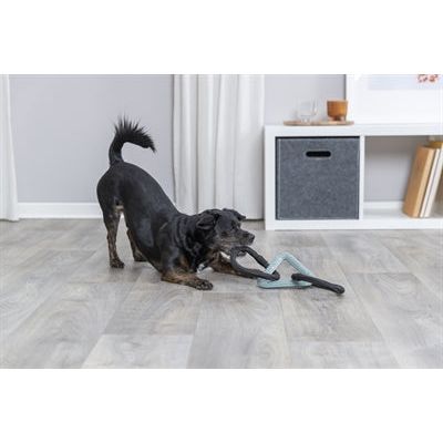Trixie Dog Toys Driehoek mit Seilringen Citystyle TPR