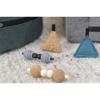 Trixie Cat Toys Pyramid Citystyle fühlte Katzenminze