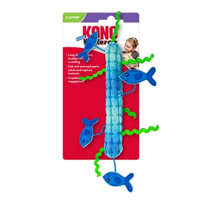 Kong Kickeroo Stickeroo mit Falten -Sound und Katzenminzenblau