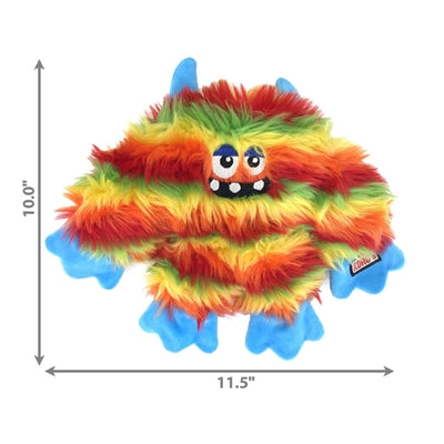Kong Frizzle Zazzle mit Piepton und Faltenklang verstärkt