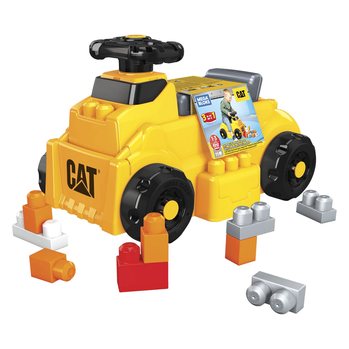 Mega Bloks Cat Build n Walking Car mit Blöcken