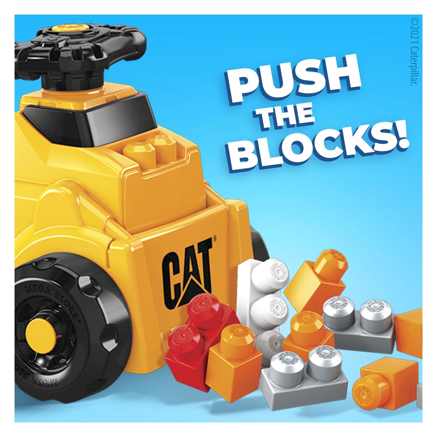 Mega Bloks Cat Build n Walking Car mit Blöcken