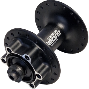 Shimano HB-M525A Deore Foroned Disc 6-klotz 36G Schwarze Ausfälle