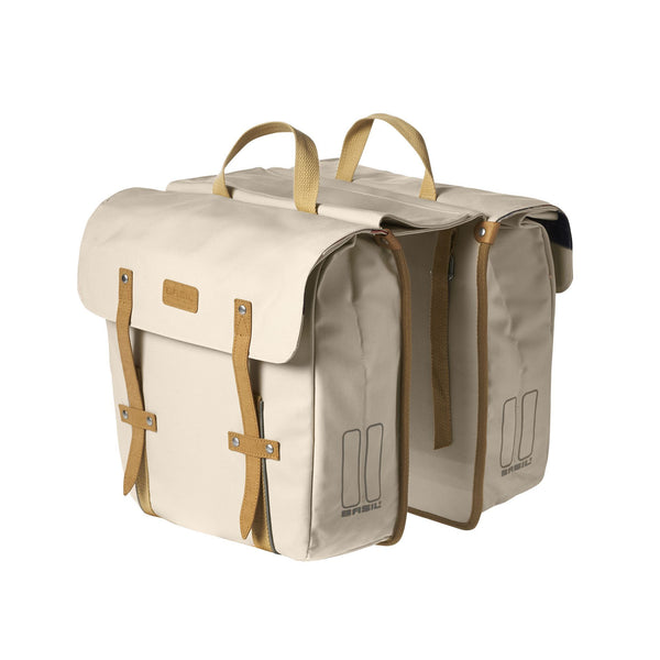 BASIL Doppelte Fahrradtasche Portland Slim Fit M Creme