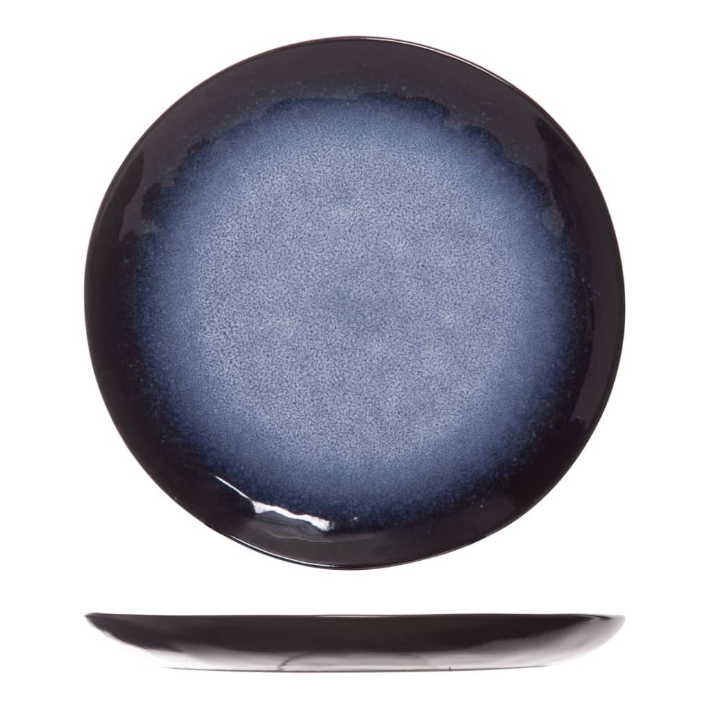 Gemütliche trendige, gemütliche trendige Dessertboard Sapphire 6 Sts Ø20 cm Saphirblau