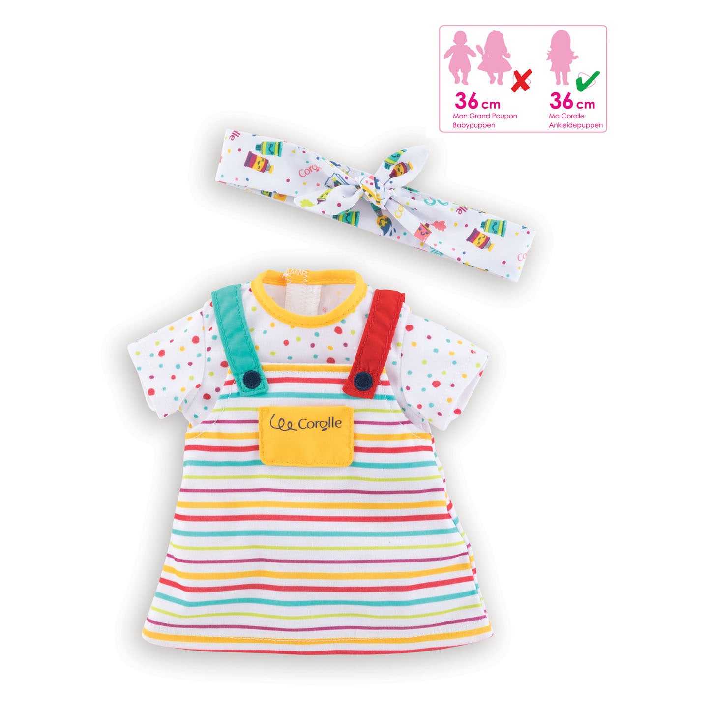 Ma Corolle - Puppenkleid und Stirnband