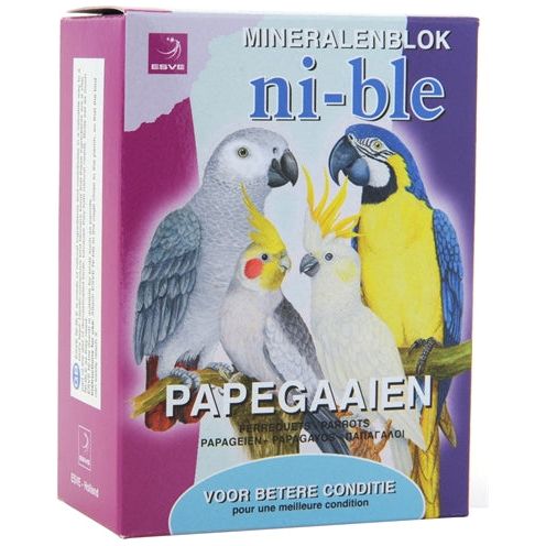 Esve ni-ble Mineral Picking Papagei rosa