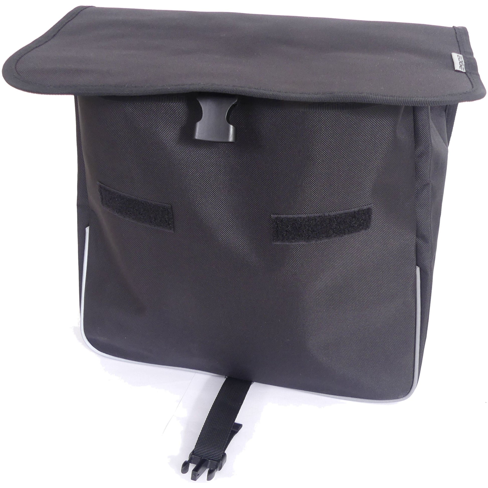 Edge Doppelte Fahrradtasche Basic Shopper 32 Liter 32 x 38 x 13cm (2x) schwarz