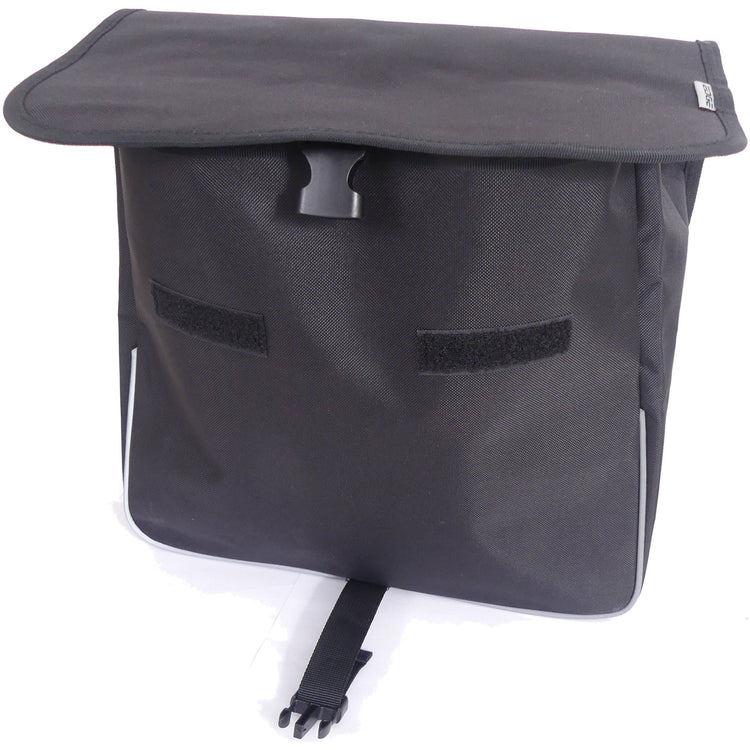 Edge Doppelte Fahrradtasche Basic Shopper 32 Liter 32 x 38 x 13cm (2x) schwarz