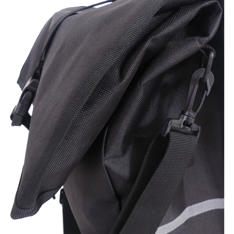 Edge Fahrradbeutel Traveller 18 Liter 48 x 30 x 15 cm schwarz