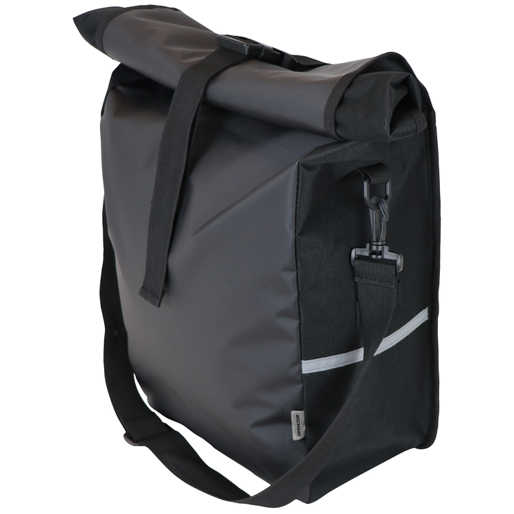 Edge Fahrradbeutel Traveller 18 Liter 48 x 30 x 15 cm schwarz