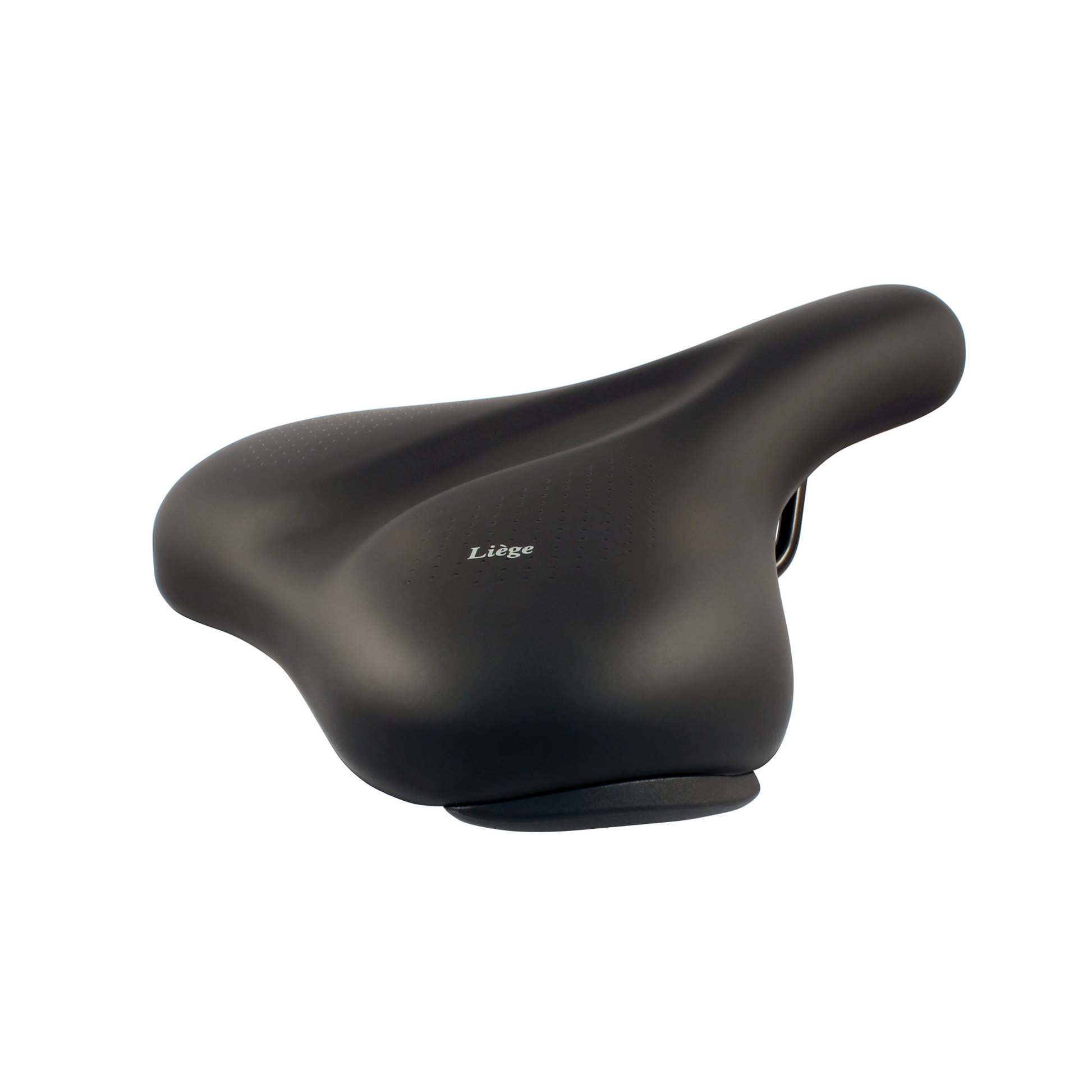San Remo San Remo Saddle Liège mit Stoßfänger, Damen. Schwarz, ohne Schlinge (Workshop -Verpackung)