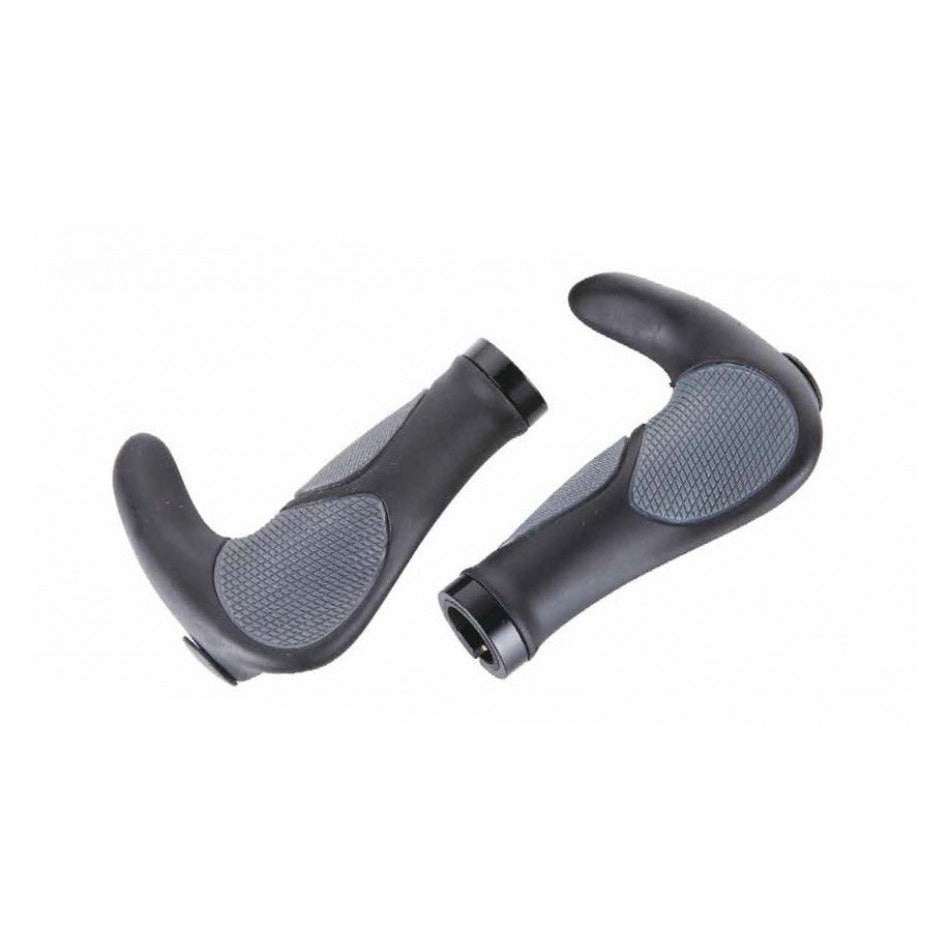 Qtcychectech QT verarbeitet das Ergo-End mit Schlosskreisen 140 mm schwarz grau auf der Karte