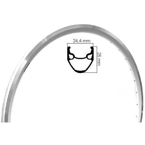 Ryde Rim X-Plorer 28 Zoll 622 Aluminium 36 Löcher 14g
