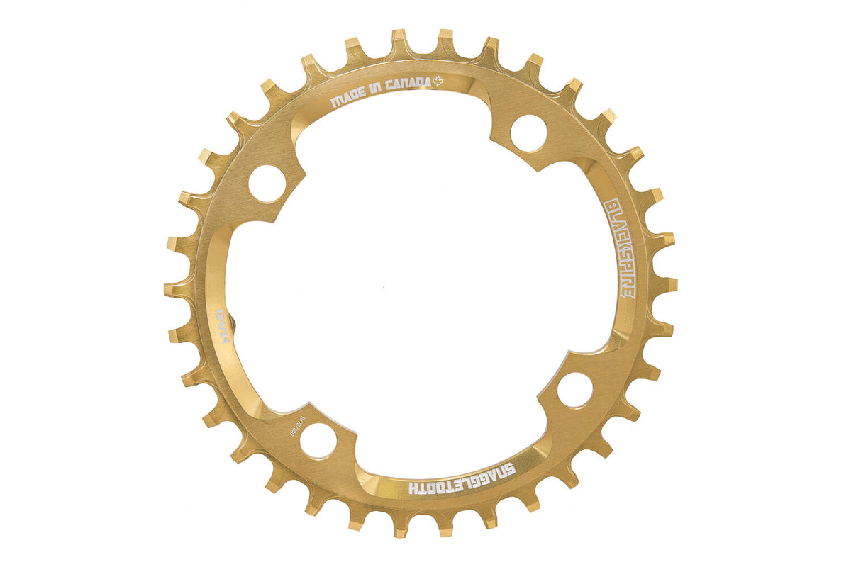 Schwarzgepressig - Ketten -Top Snoggletooth 104 34 Gold