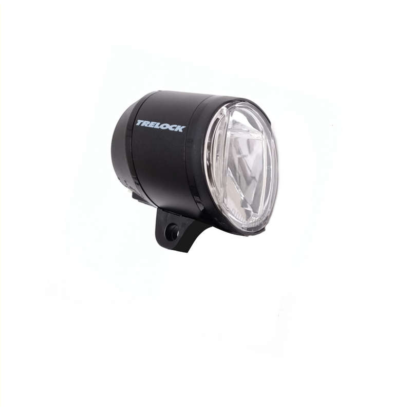 Trelock LED-Scheinwerfer LS 910 PRIO 50 Lux, geeignet für E-Bike 6V DC, Schwarz, Workshop-Verpackung