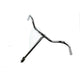 Humpert -Lenker 30 cm Chrom fixiert